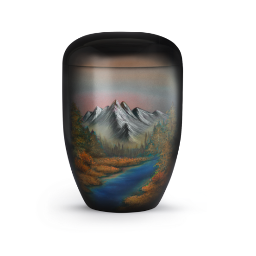 Edition Airbrush, Berge mit Flusslauf, biol. abbaub.