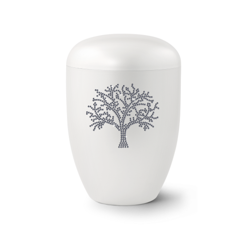 Edition Karat, perlmutt, Baum aus Kristallen graphite, biol. abbaub.